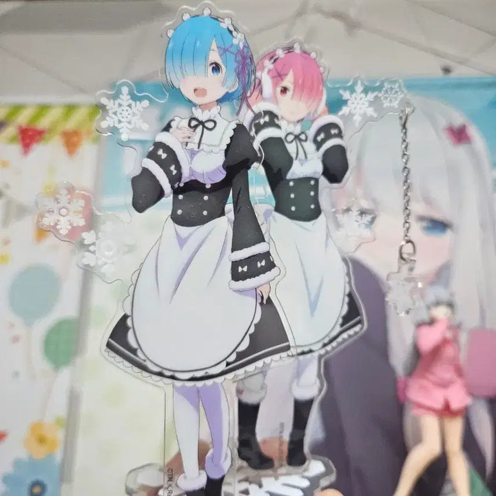 [BUNJANG] Re:Zero Ram Rem Figure / 리제로 렘람 피규어