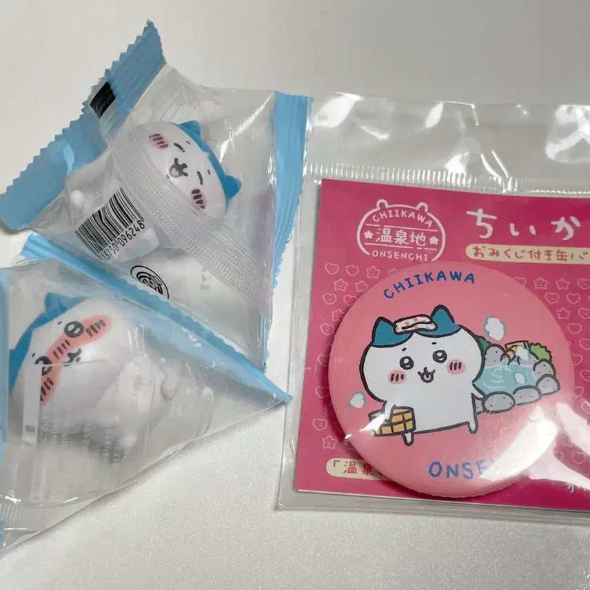 [BUNJANG] Chiikawa Hachiware Figure Can Badge Set / 치이카와 하치와레 피규어 캔뱃지