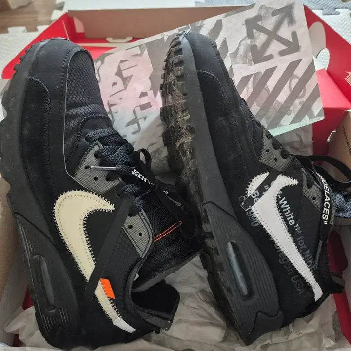 [BUNJANG] Nike Off-White Air Max 90 Black / [275]나이키 오프화이트 맥스90 블랙