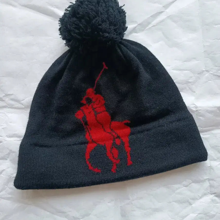 [BUNJANG] Polo Ralph Lauren Authentic Big Pony Beanie / 폴로 정품 방울 비니