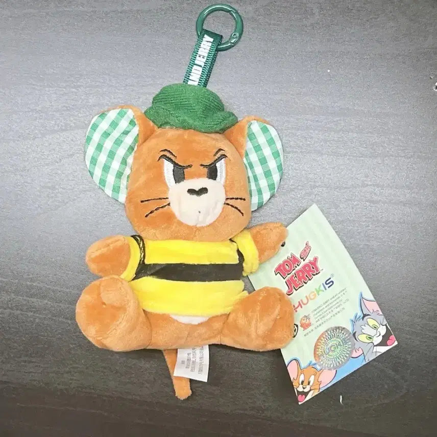 [BUNJANG] Tom and Jerry Check Point Check Pattern Keyring / 톰과제리 체크 포인트 체크 패턴 키링