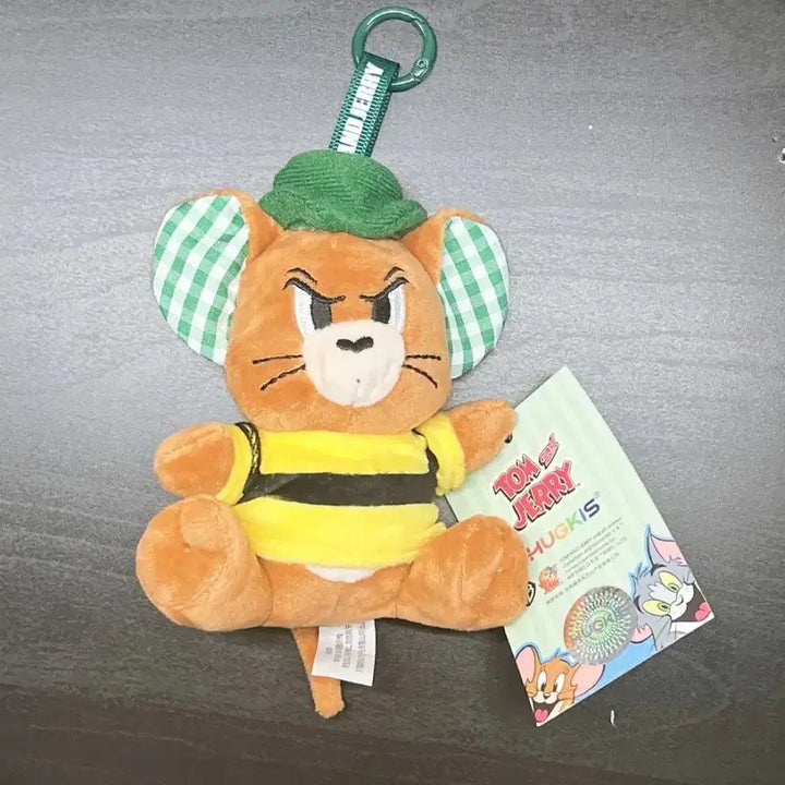 [BUNJANG] Tom and Jerry Check Point Check Pattern Keyring / 톰과제리 체크 포인트 체크 패턴 키링