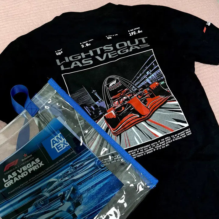 [BUNJANG] Formula 1 Las Vegas Limited Edition T-Shirt XS / 에프원 F1 포뮬러1 라스베가스 한정판 반팔티 xs