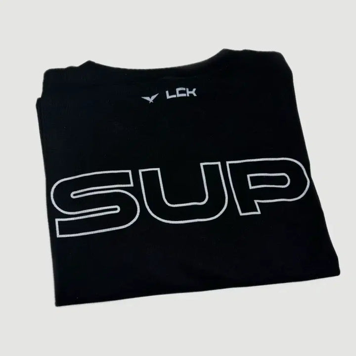 [SOLD OUT] LCK 롤 리그 오브 레전드 SUP 서폿 반팔 티셔츠 블랙