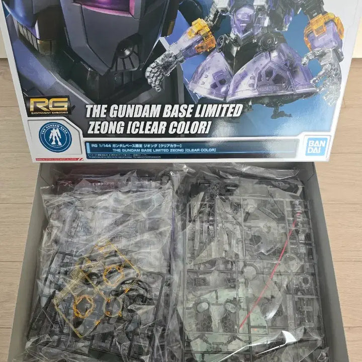 [BUNJANG] RG Zeong Clear Color Gundam Base Limited Edition / [RG] 1/144 건담베이스 한정 클리어 컬러 지옹