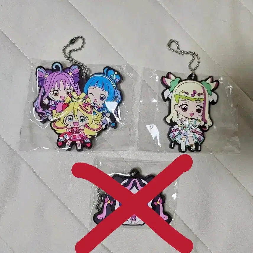 [BUNJANG] Pretty Cure Rubber Strap Gacha Individual Purchase Available / 너랑 아이돌 프리큐어 러버스트랩 가챠 개별가능