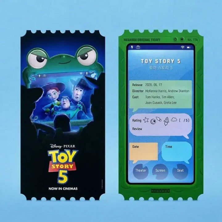 [BUNJANG] Toy Story 5 Original Ticket OT Goods / 토이스토리 5 오리지널 티켓 오티 굿즈