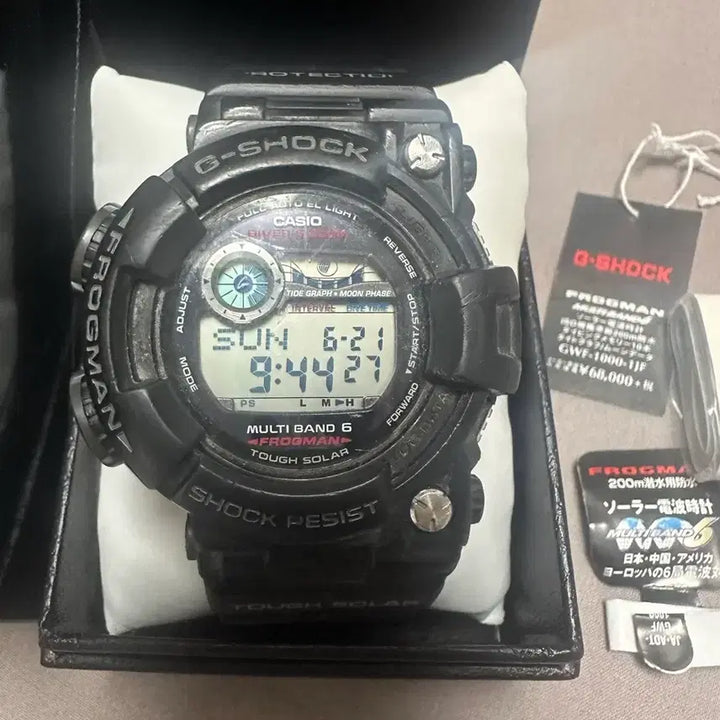 [BUNJANG] G-Shock Frogman GWF-1000-1JF Watch / G-SHOCK 프로그맨 시계 블랙 gwf-1000-1jf