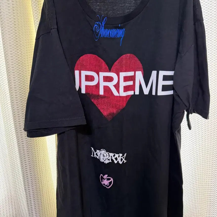 [BUNJANG] Supreme Announcing T-Shirt Black XL / 슈프림 어나운싱 티셔츠 블랙 - 25SS xl사이즈