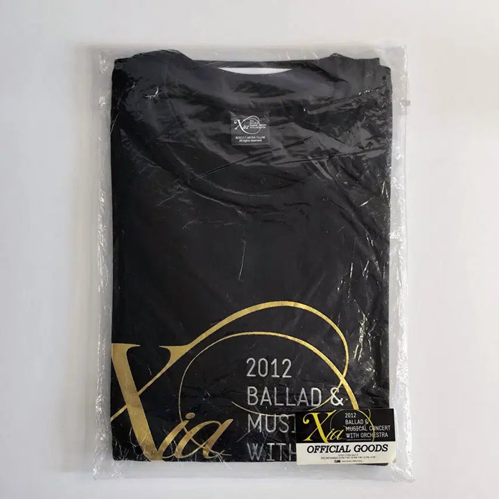 [BUNJANG] XIA Junsu 2012 Ballad &amp; Musical Concert Official T-Shirt / [미개봉] XIA 준수 2012 발라드&amp;뮤지컬 콘서트 공식 티셔츠