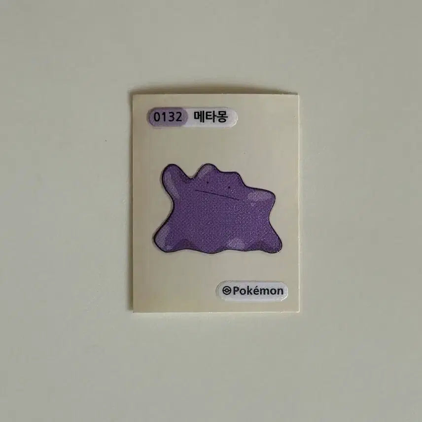 [BUNJANG] Pokemon Metamon Sticker / 포켓몬 메타몽 띠부씰
