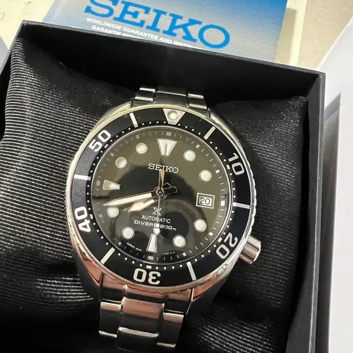 [SOLD OUT] 세이코 다이버 시계 블랙 스모 spb101
