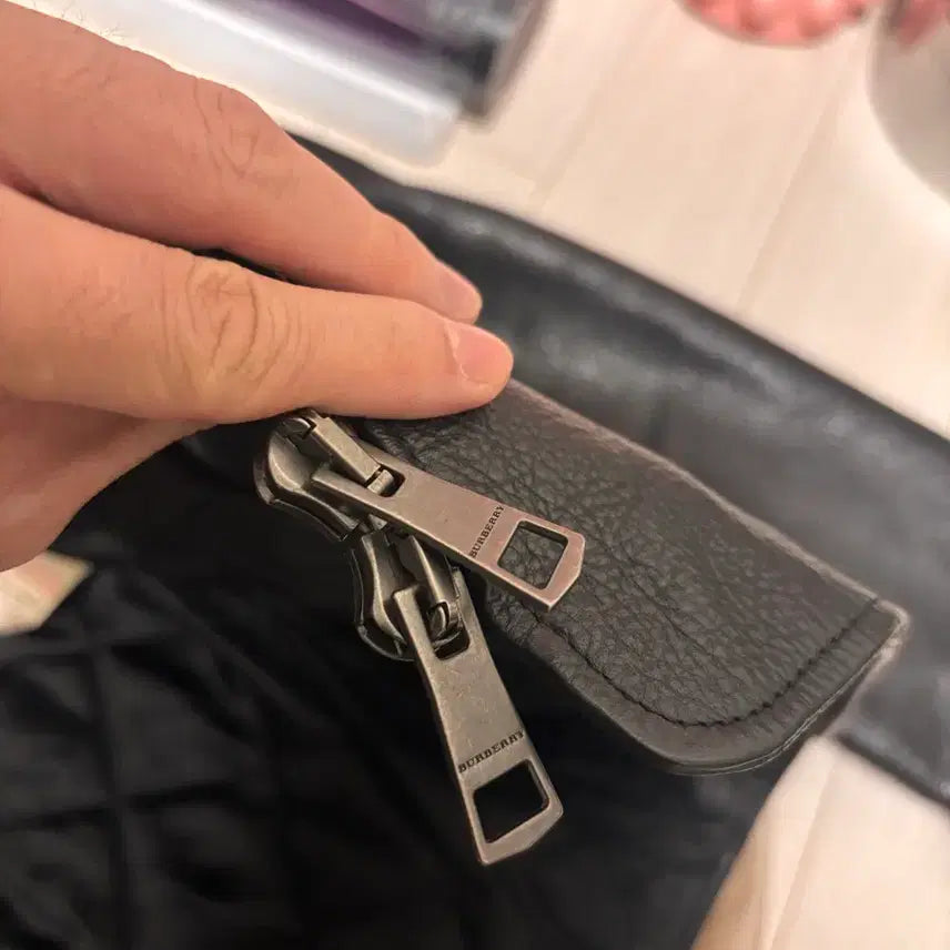 [SOLD OUT] (Msize) 버버리 카프레더 바이커 가죽자켓