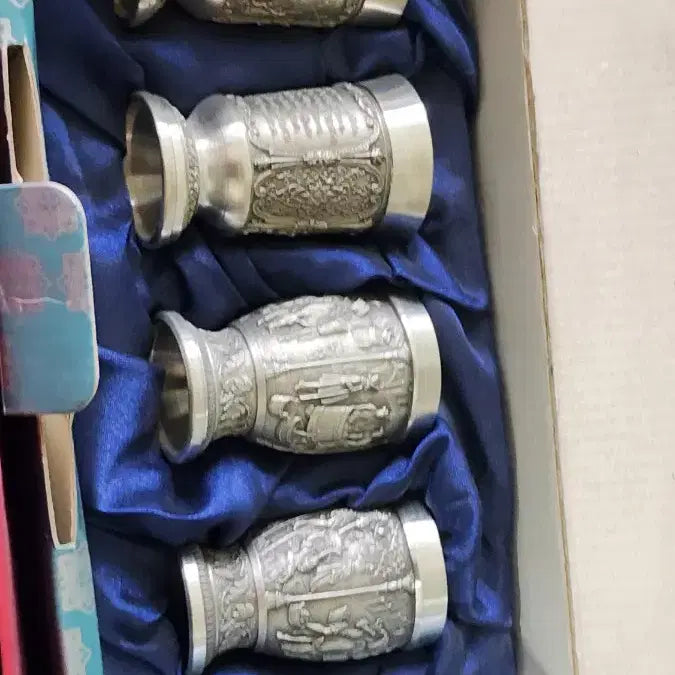 [BUNJANG] Tin Cup Set (6 pcs) - Unused Bundle / 주석2박스 미사용 일괄