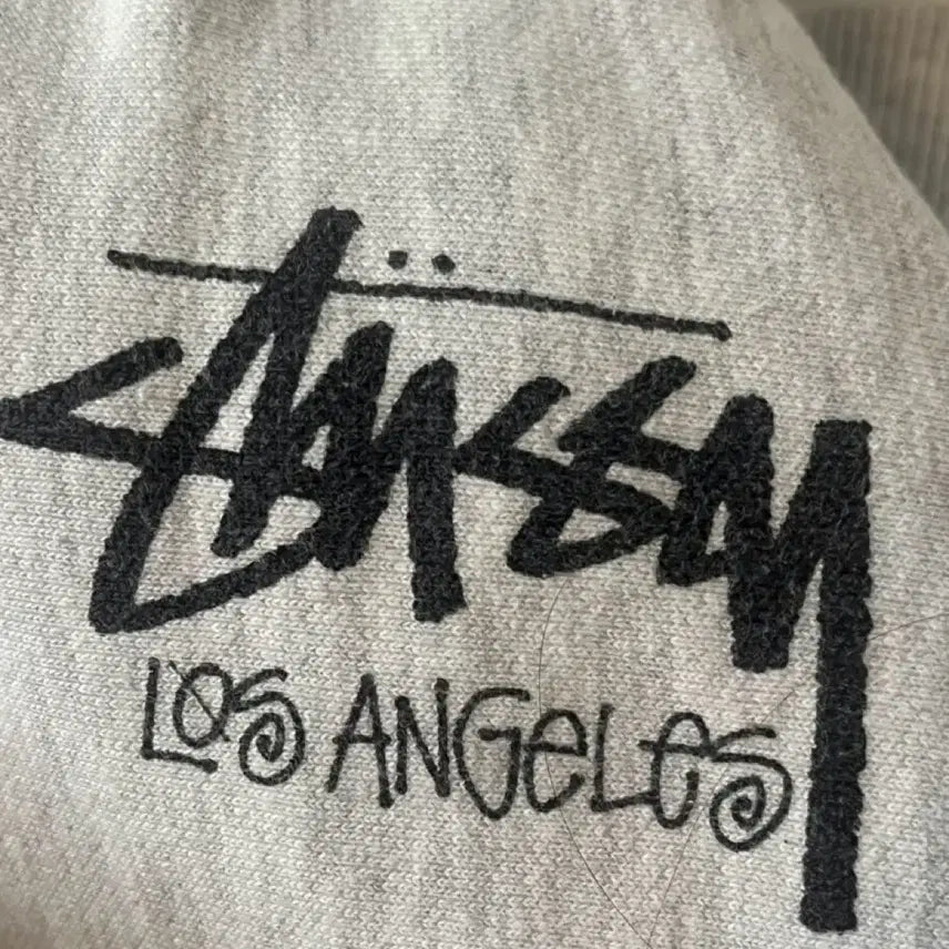 [BUNJANG] Stussy LA Sweatshirt Gray / 스투시 LA 맨투맨 그레이