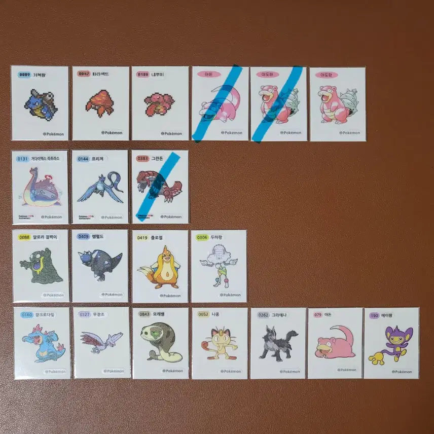 [BUNJANG] Pokemon Stickers (Pixel, Season 3, 4, 5) Individual Sale / 포켓몬 띠부씰 (픽셀, 시즌3,4,5..) 개별판매