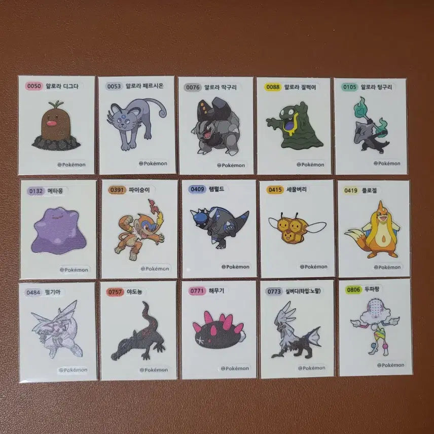 [BUNJANG] Pokemon Stickers (Pixel, Season 3, 4, 5) Individual Sale / 포켓몬 띠부씰 (픽셀, 시즌3,4,5) 개별판매
