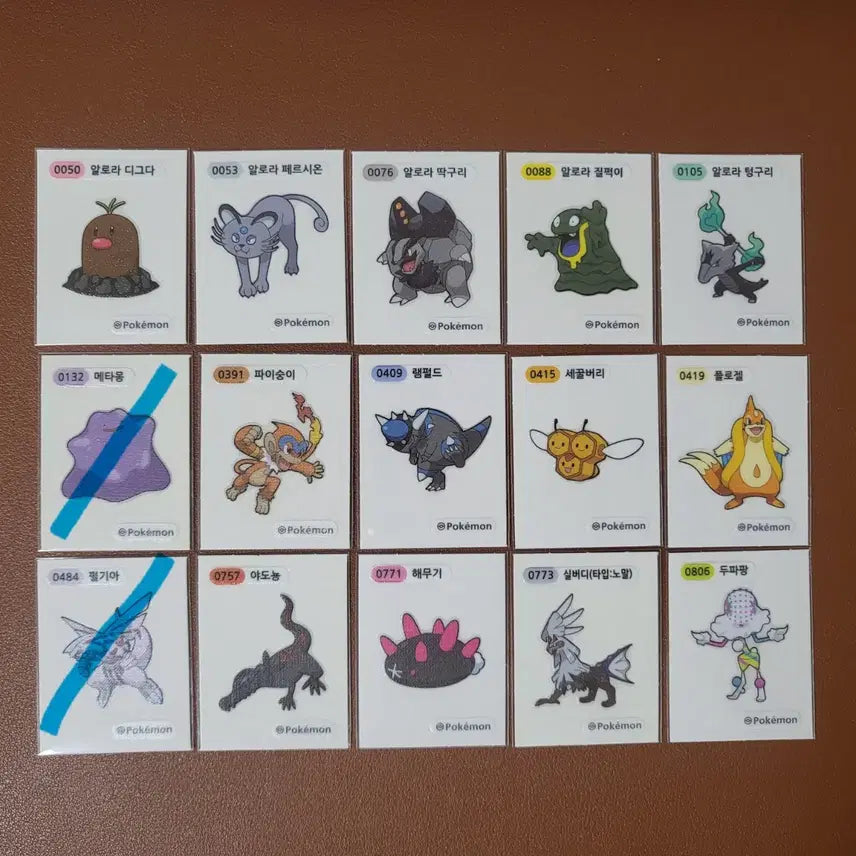 [BUNJANG] Pokemon Stickers (Pixel, Season 3, 4, 5) Individual Sale / 포켓몬 띠부씰 (픽셀, 시즌3,4,5) 개별판매