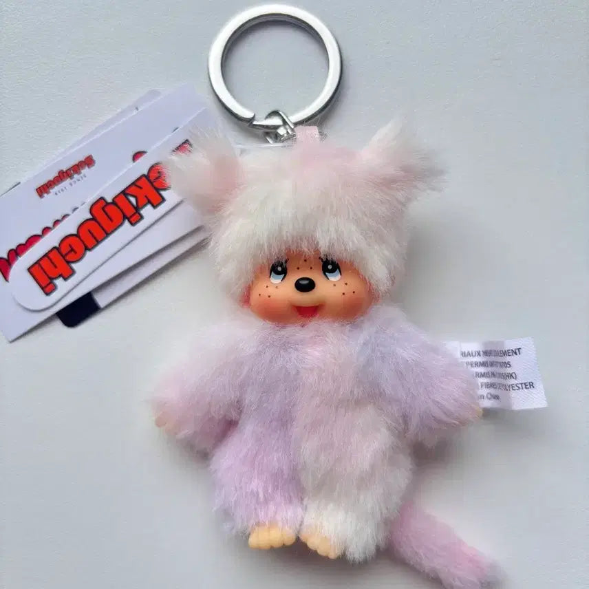 [BUNJANG] Monchhichi Tie-Dye Keyring Plush New / 몬치치 타이다이 키링 인형 새상품