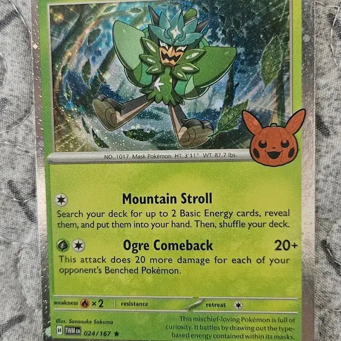 [BUNJANG] North American Pokemon Card Halloween Trick or Trade Ogerpon / 북미 포켓몬 카드 할로윈 트릭오어트레이드 오거폰