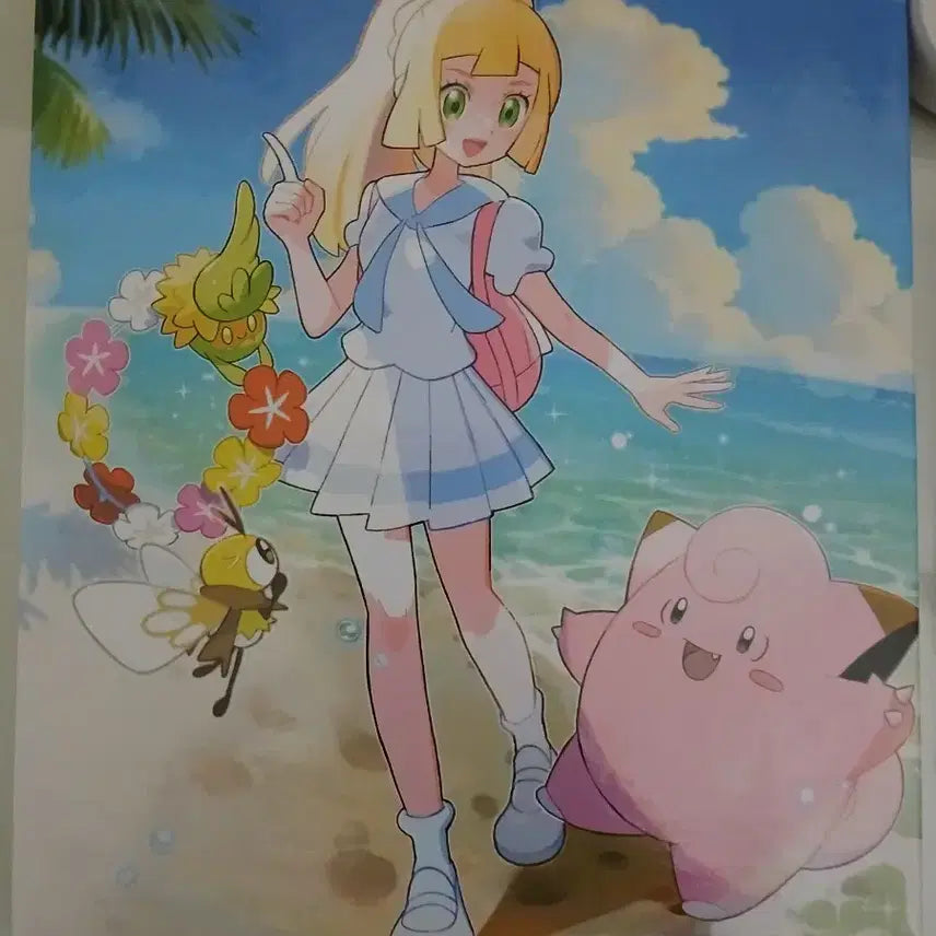 [BUNJANG] Pokemon Card Eevee AR 078/066 / 포켓몬 카드 이브이 AR (릴리에 일러스트앨범 증정)
