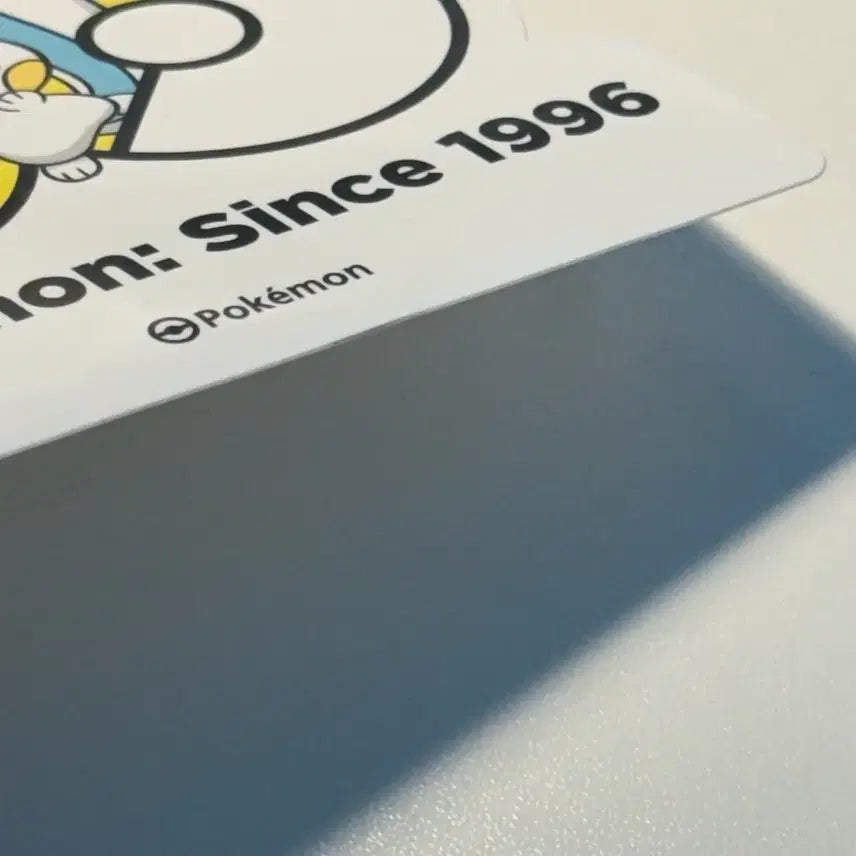 [BUNJANG] Pokemon 30th Anniversary Logo Sticker Pachirisu / 포켓몬스터 30주년 로고 스티커 파치리스