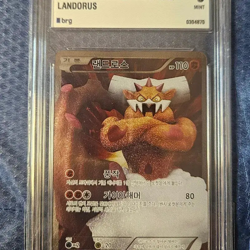 [BUNJANG] Pokemon Card Landorus Promo BRG9 / 포켓몬카드 랜드로스 프로모 brg9