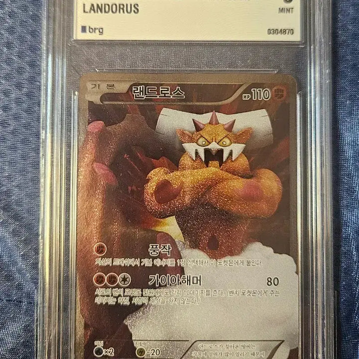 [BUNJANG] Pokemon Card Landorus Promo BRG9 / 포켓몬카드 랜드로스 프로모 brg9