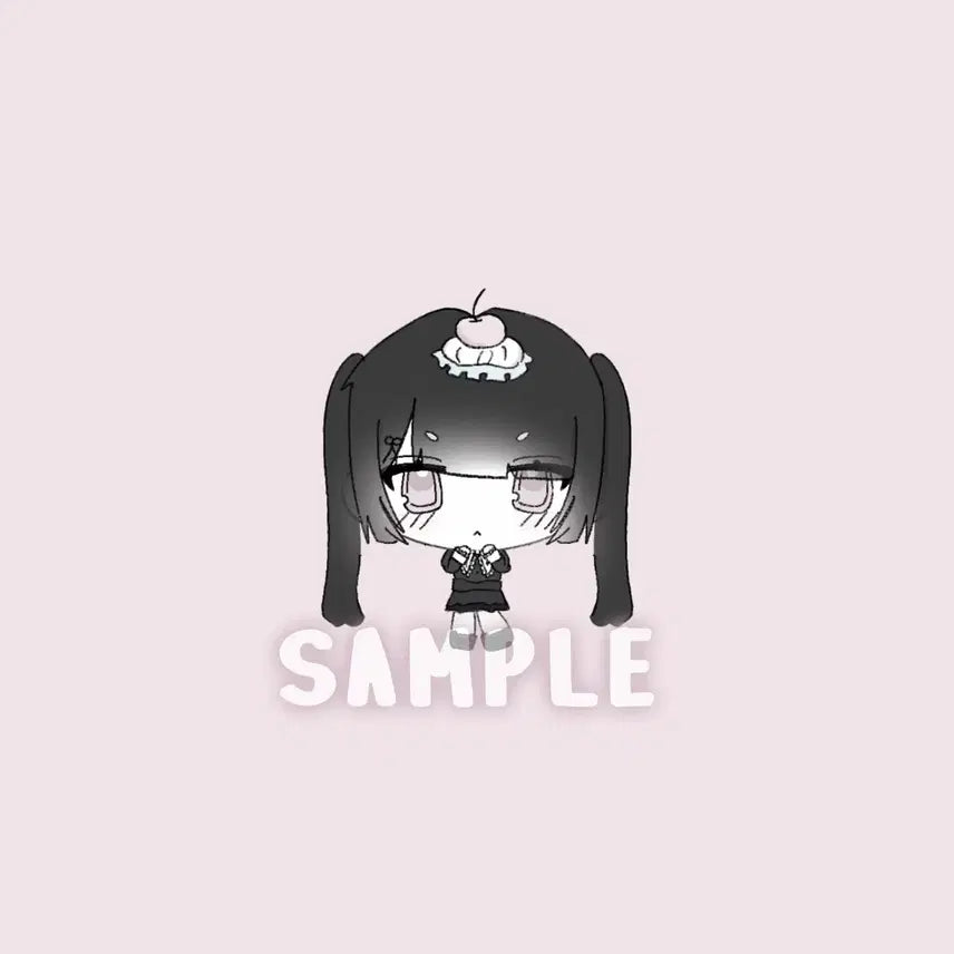 [BUNJANG] Chibi Avatar/Profile Picture Commission - Cute Girl Style / 하찮 SD sd 스디 인장 프사 커미션 미소녀 컴 커미션