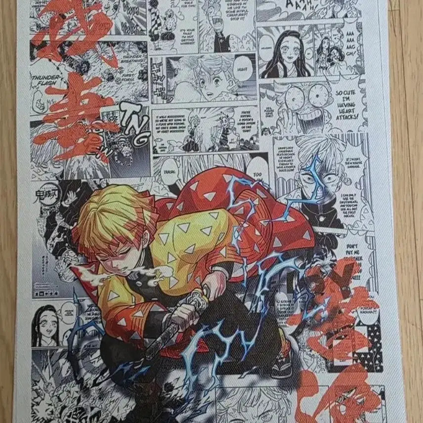 [BUNJANG] Demon Slayer: Kimetsu no Yaiba Zenitsu Poster / 귀멸의 칼날 젠이츠