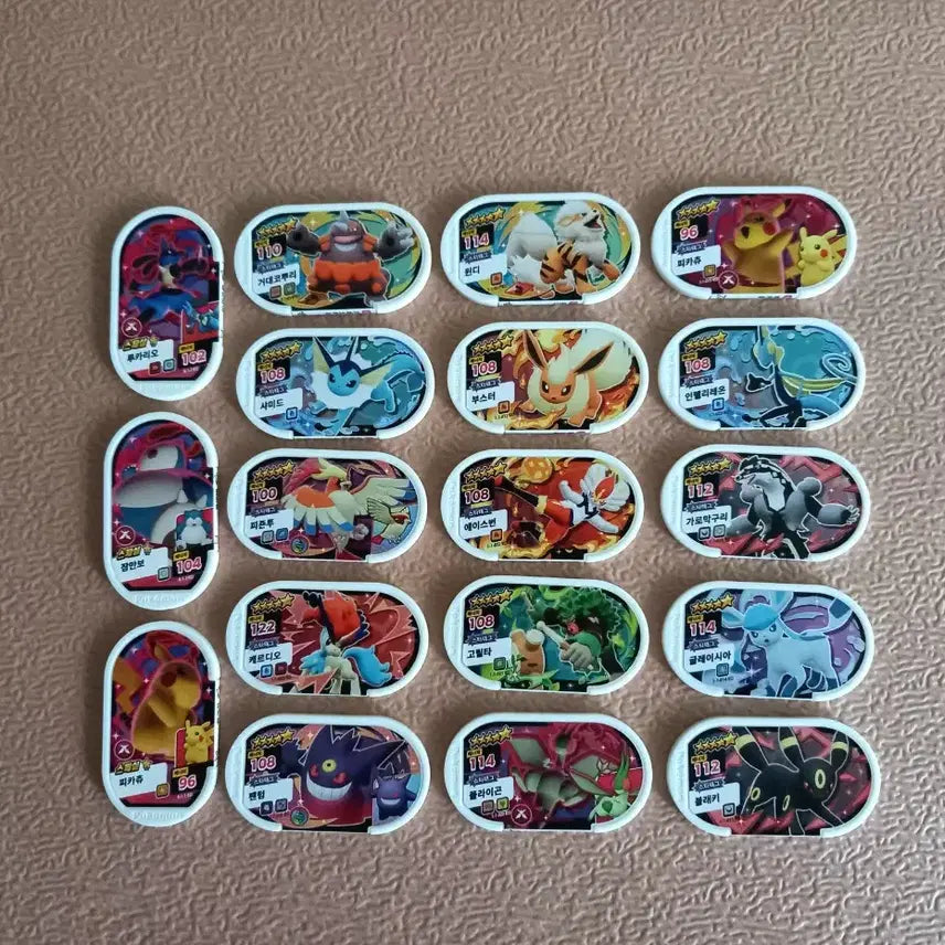 [BUNJANG] Pokemon Tag Stars 5 Star Full Set + Special (18 pcs Bundle) / 포켓몬 태그스타 5성 풀세트 + 스페셜 총 18개 일괄 정품