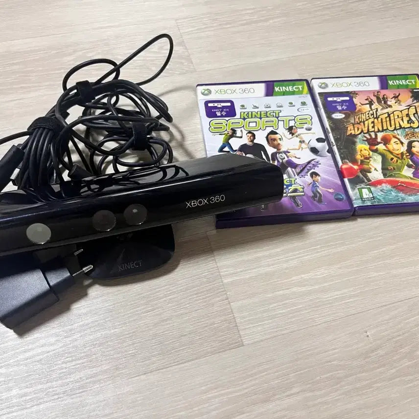[SOLD OUT] [마지막할인][Xbox360] 키넥트 센서(전원,어댑터 포함) +CD2종