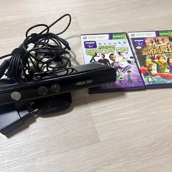 [SOLD OUT] [마지막할인][Xbox360] 키넥트 센서(전원,어댑터 포함) +CD2종