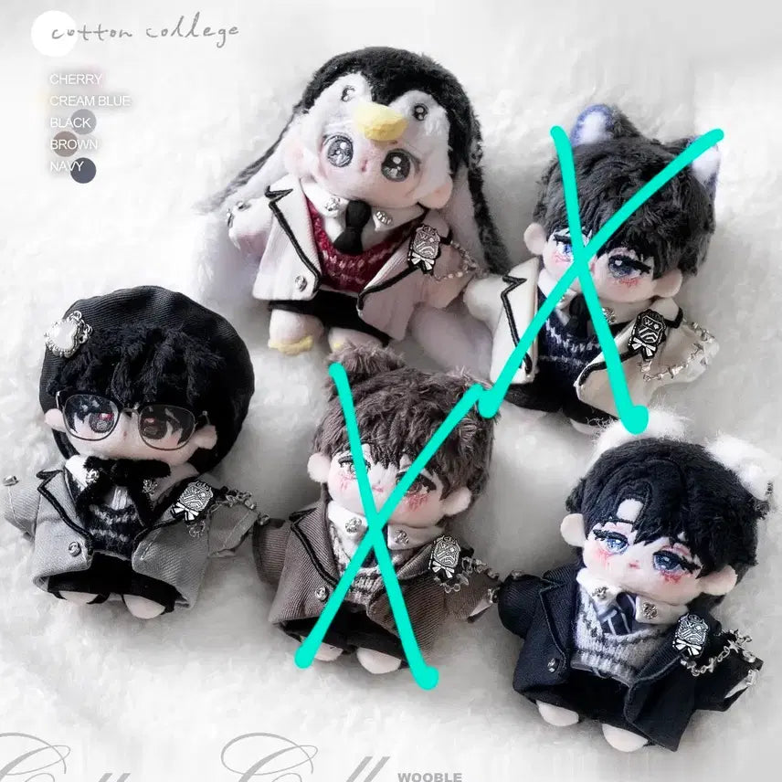 [BUNJANG] Wooble Cotton College 5cm Cherry (Pink), Black, Navy / 우블 코튼컬리지 5cm 체리(핑크) 블랙 네이비