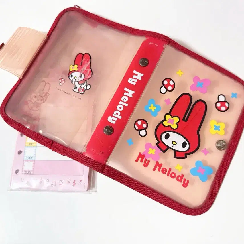 [BUNJANG] Sanrio My Melody &amp; Hello Kitty Vintage Diary Set / 빨간마멜 마이멜로디다이어리 고전마멜 고전키티다이어리