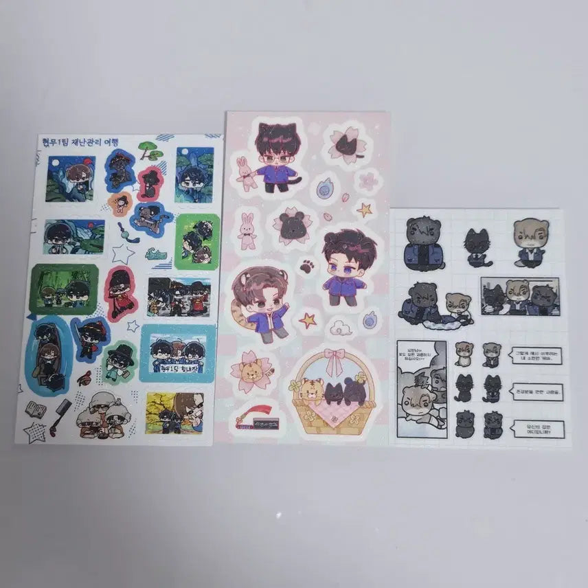 [BUNJANG] K-Drama Staff Reunification Team 1 Hyunmu Sticker Choi Yoowon Kim Soleum Ryu Jaegwan / 괴담출근 현무1팀 재관국 스티커 최요원 김솔음 류재관