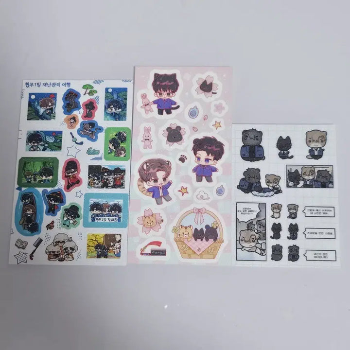 [BUNJANG] K-Drama Staff Reunification Team 1 Hyunmu Sticker Choi Yoowon Kim Soleum Ryu Jaegwan / 괴담출근 현무1팀 재관국 스티커 최요원 김솔음 류재관