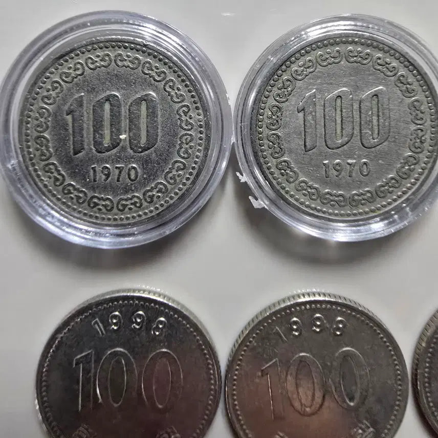 [BUNJANG] Collection of 37 Vintage Commemorative Coins (1970-1998) / 100주 모음 (70,71,72,77,85,98년)