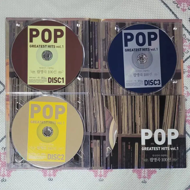[BUNJANG] 100 Pop Masterpieces Loved by Koreans 3CD Set / 한국인이 사랑하는 팝명곡 100선 3시디