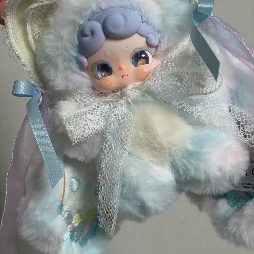 [BUNJANG] Bamtooki V6 Teatime Cotton Candy Plush / 밤토끼 V6 티타임 밤토끼 솜사탕 색상