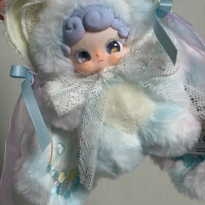 [BUNJANG] Bamtooki V6 Teatime Cotton Candy Plush / 밤토끼 V6 티타임 밤토끼 솜사탕 색상