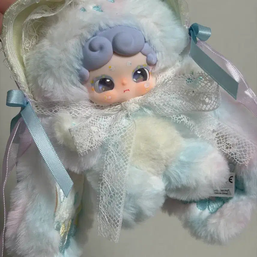 [BUNJANG] Bamtooki V6 Teatime Cotton Candy Plush / 밤토끼 V6 티타임 밤토끼 솜사탕 색상