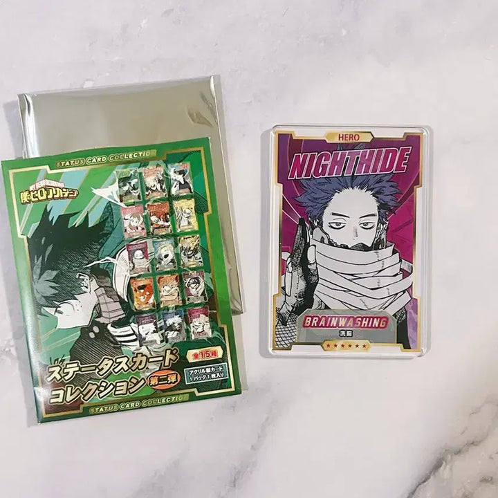 [BUNJANG] My Hero Academia Shinsou Hitoshi Jump Shop Status Card Collection Vol. 2 / 히로아카 신소 히토시 점프샵 스테이터스 카드 2탄