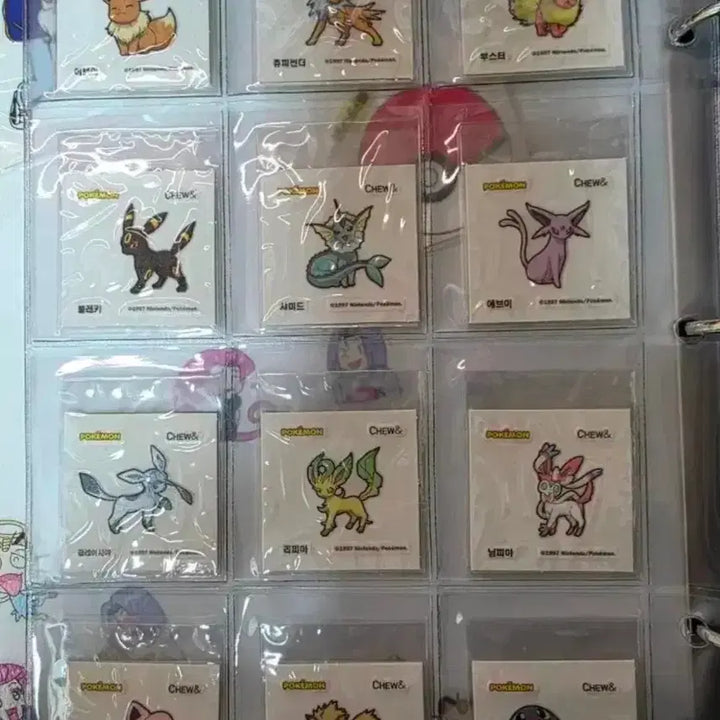 [BUNJANG] Pokemon Chu &amp; Co. Sticker Set (40 Types, All Types) / 단종)포켓몬 츄앤 띠부씰 40종 전종  고구마츄