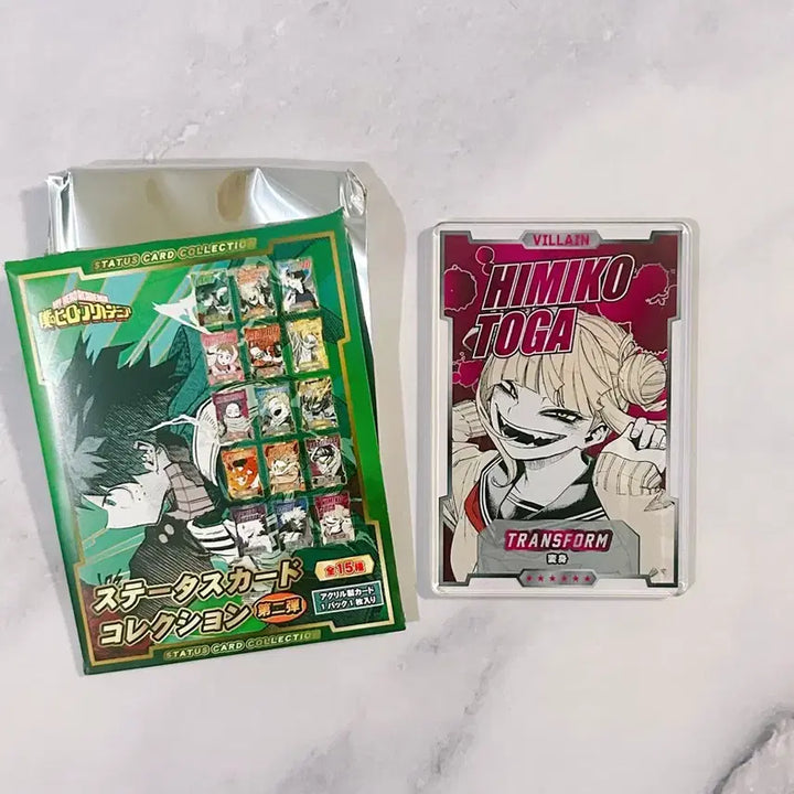 [BUNJANG] My Hero Academia Himiko Toga Jump Shop Status Card Vol. 2 / 히로아카 토가 히미코 점프샵 스테이터스 카드 2탄