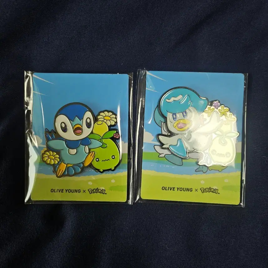 [BUNJANG] Olive Young Double Magnet Paengdori &amp; Kkuwax Set / 올리브영 더블 마그넷 팽도리, 꾸왁스 세트