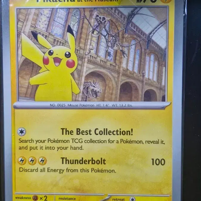 [BUNJANG] Pokemon Card Pikachu At The Museum / 포켓몬카드 피카츄 앳 더 뮤지엄