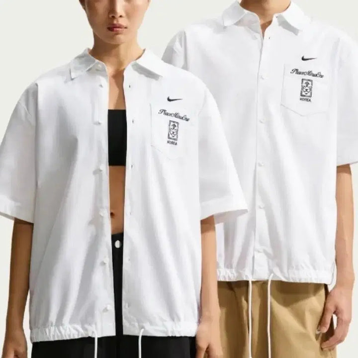 [SOLD OUT] 나이키 x 피스마이너스원 화이트 자켓 XL