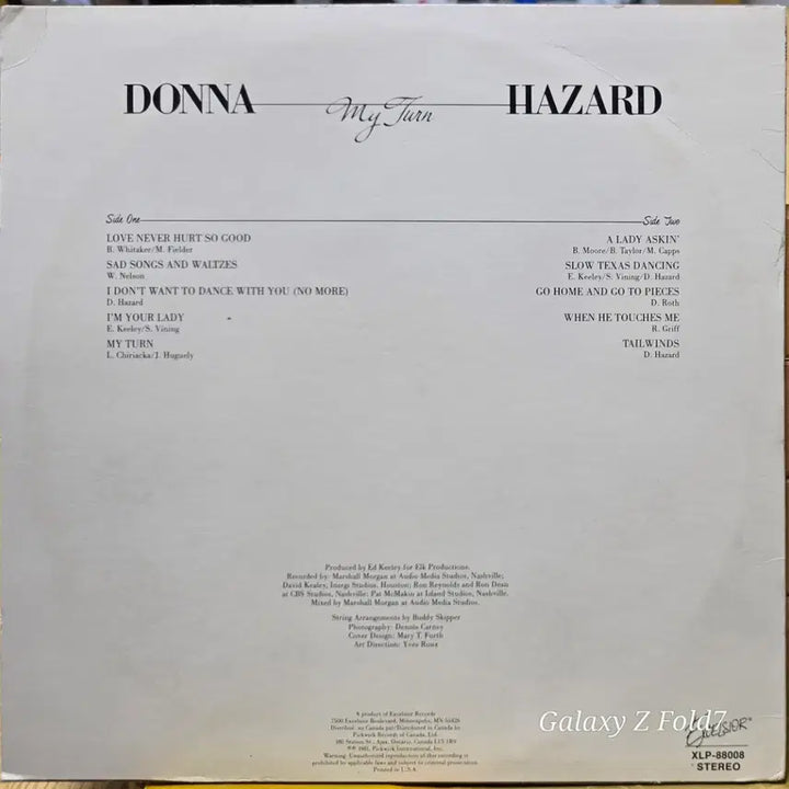 [BUNJANG] Donna Summer My Turn LP US First Press / BA-536. 도나 헤이저드. 미국 초반. My Turn LP