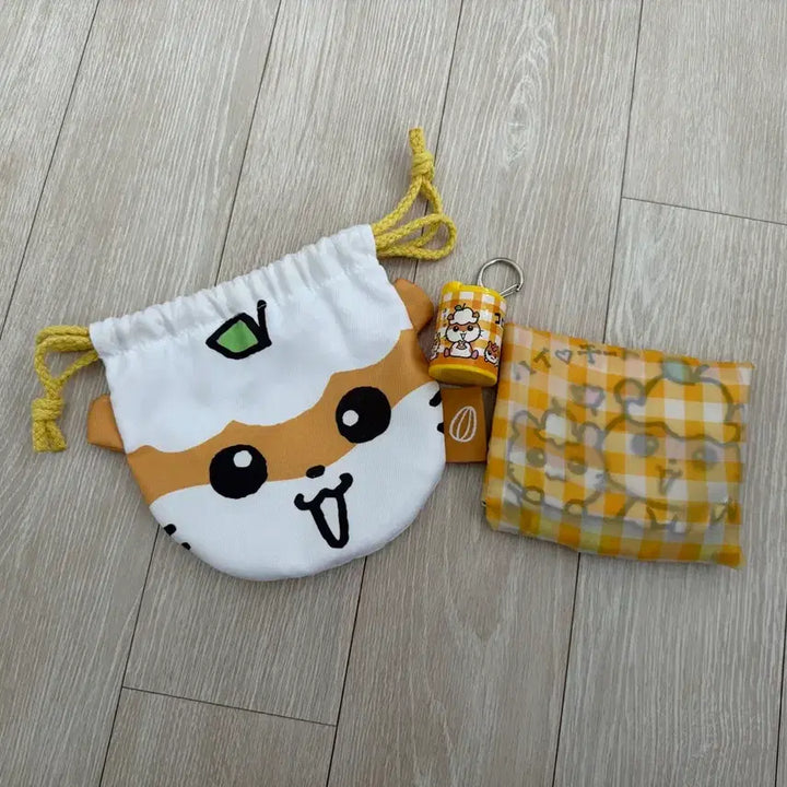 [BUNJANG] Sanrio Corocorokuririn Shopping Basket Coin Keychain Gacha / 산리오 코로코로쿠리링 장바구니+코인 키링 가챠+파우치